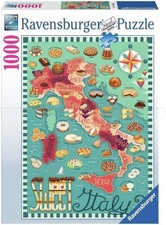 NEW RAVENSBURGER 1000 Pieces Jigsaw Puzzle Map of Italy Sweet