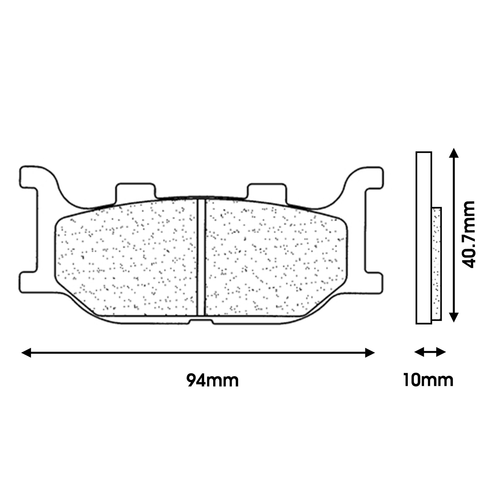 Plaquettes de frein CL Freins pour rouler serein en Yamaha 600 Diversion et Fazer