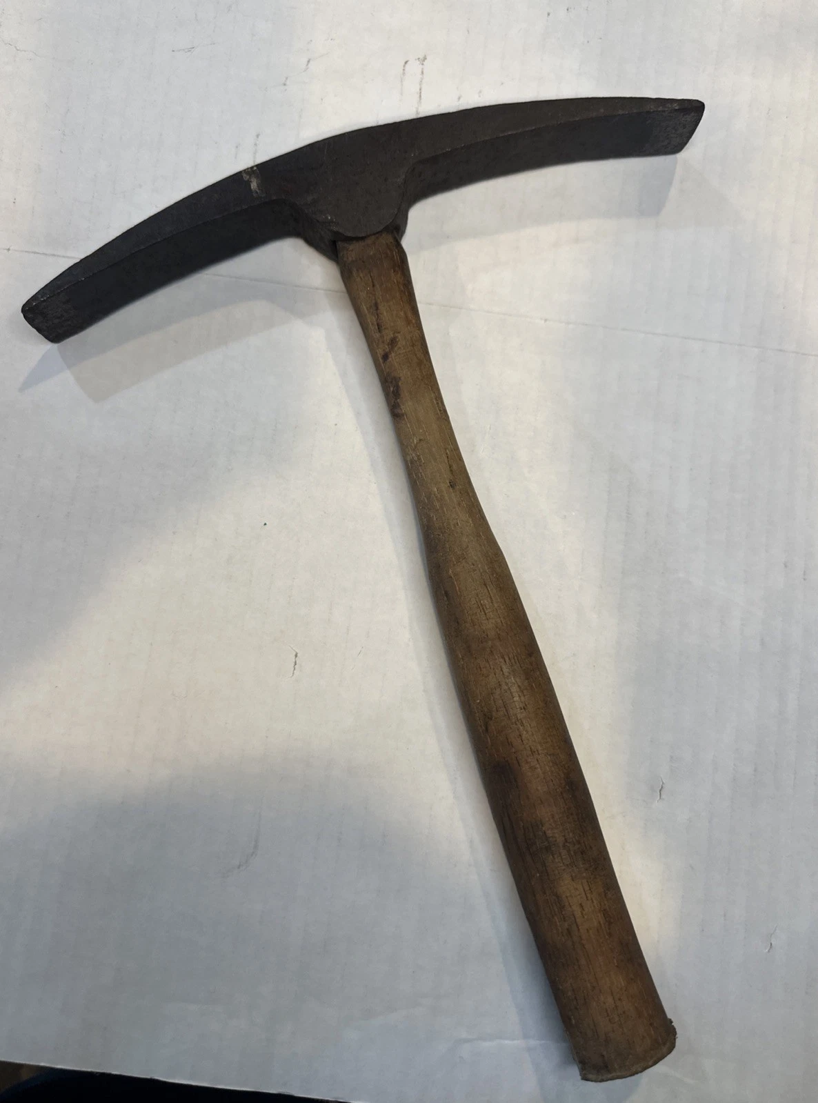 Vintage Masonry Chipping Millstone Hammer - Large Hand Forged Tool - 2.45 Pounds