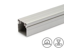 Kabelkanal und Deckel aus Aluminium Profil 30...
