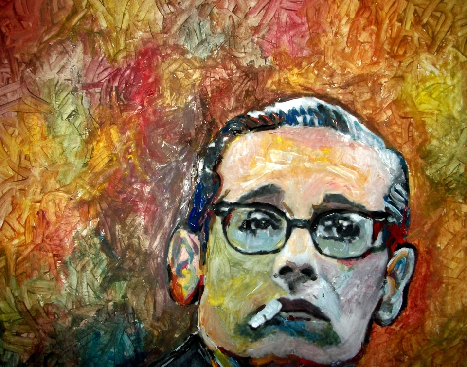 BILL EVANS!!!! ¡JAZZ! IMPRESIÓN ARTÍSTICA DE MARCELO NEIRA EDICIÓN LIMITADA #1/25 FIRMADA Foto 2 de 4