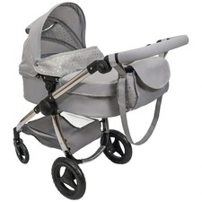 2-in-1 Deluxe Baby Doll Travel System for Kids – Pushchair & Carry Cot