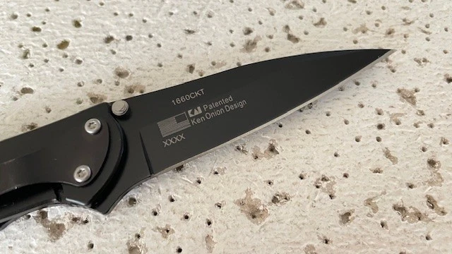 Navaja de Bolsillo Plegable 1660CKT Kershaw Puerro Negra Linerlock Diseño Ken Cebolla Lisa Foto 4 de 4