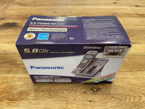 Panasonic KX–TG6051M Platinum 5.8 GHz Cordless Digital Telephone + Answering NIB - Bild 2 von 9