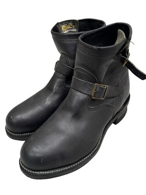 靴 BUCKLED RIDING BOOTS-FOLK us10 Chippewa Motorcycle Riding Leather Buckle Boots Men's Size 10.5EE