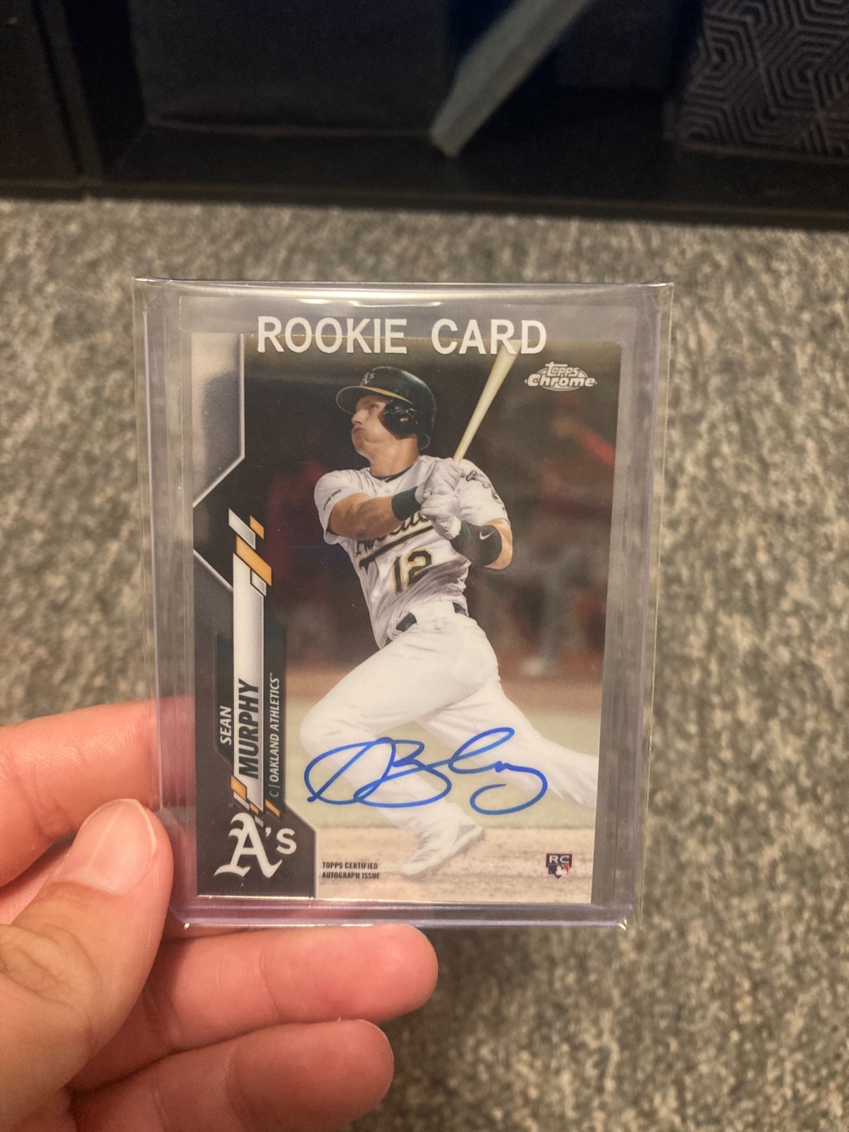 2020 Topps Chrome - Rookie Autographs Sean Murphy #RA-SM!  Braves