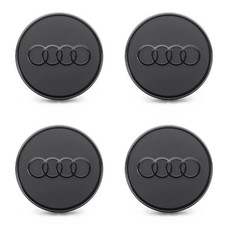 Original Audi Radzierkappen Nabenkappe Nabendeckel schwarz