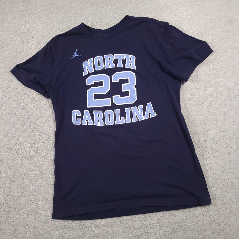 North Carolina Tar Heels Shirt Mens Small NCAA Basketball Jordan 23 Nike - Image 2 of 4