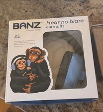 Baby Banz EM009 Plastic Hearing Protection Earmuffs for Infants - Blue