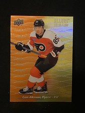 2023-24 Upper Deck Allure Hockey Color Flow Orange-Yellow Cam Atkinson CF-15