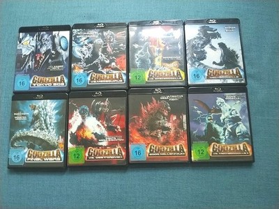 Godzilla Blu Ray Sammlung   TOP   8 x Blu Ray  TOHO  Monster  Kaiju