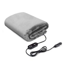 Heated Car Blanket, Electric Warming Blanket,3 Temperature Gray