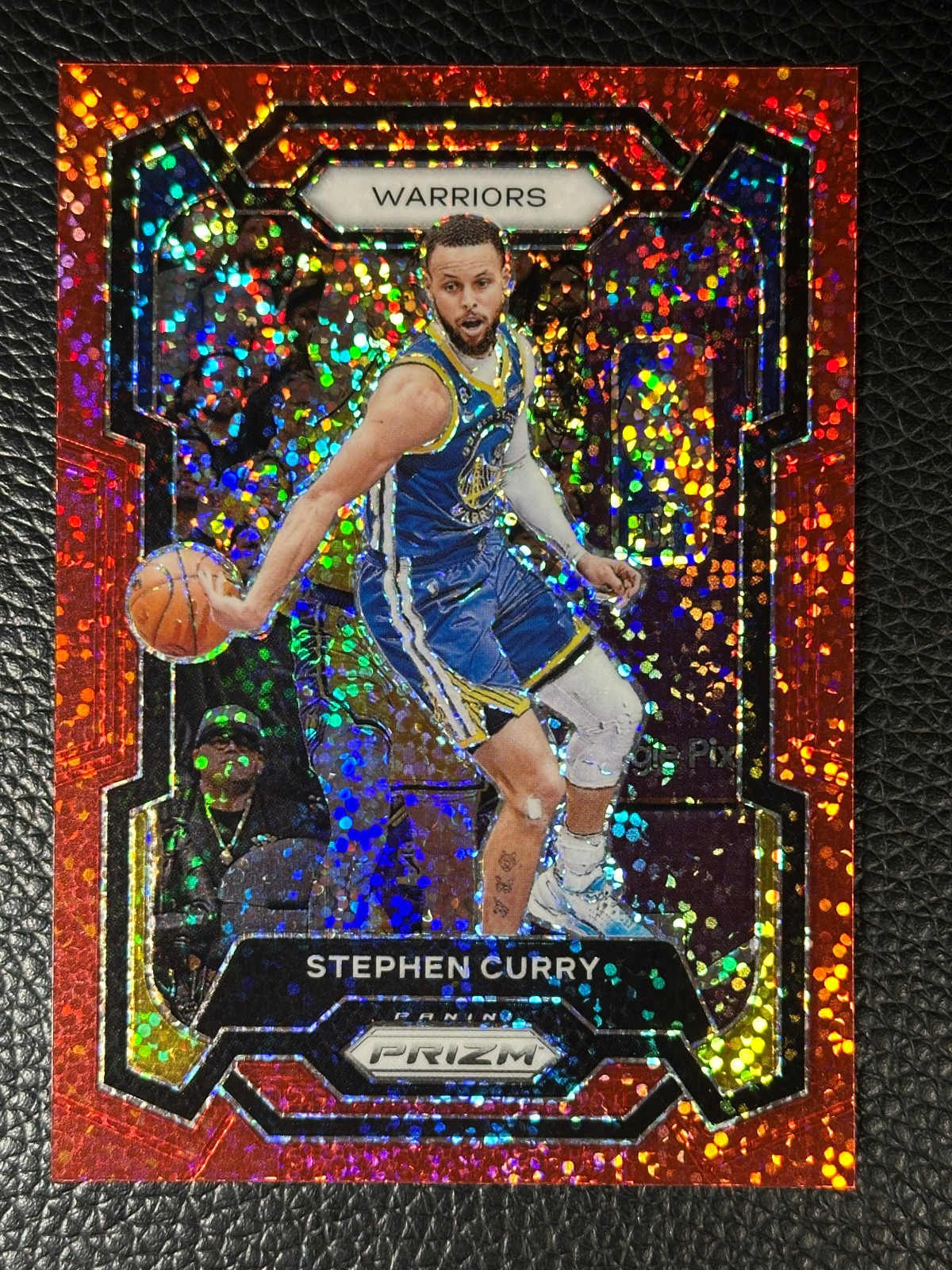 2023 Panini Prizm Red Sparkle #119 Stephen Curry 