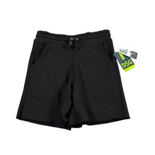 DSG Boys Small 8-9 French Terry Shorts Black Athletic Gym Activewear DAB12400