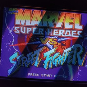 Marvel Super Heroes vs Street Fighter Sega Saturn Japan used