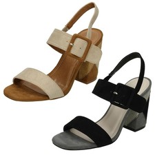 Sandales Mules à Talons Hauts Patchwork Spot On Pour Femmes
