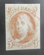 nystamps US Stamp # 1 Used $500 G7x782