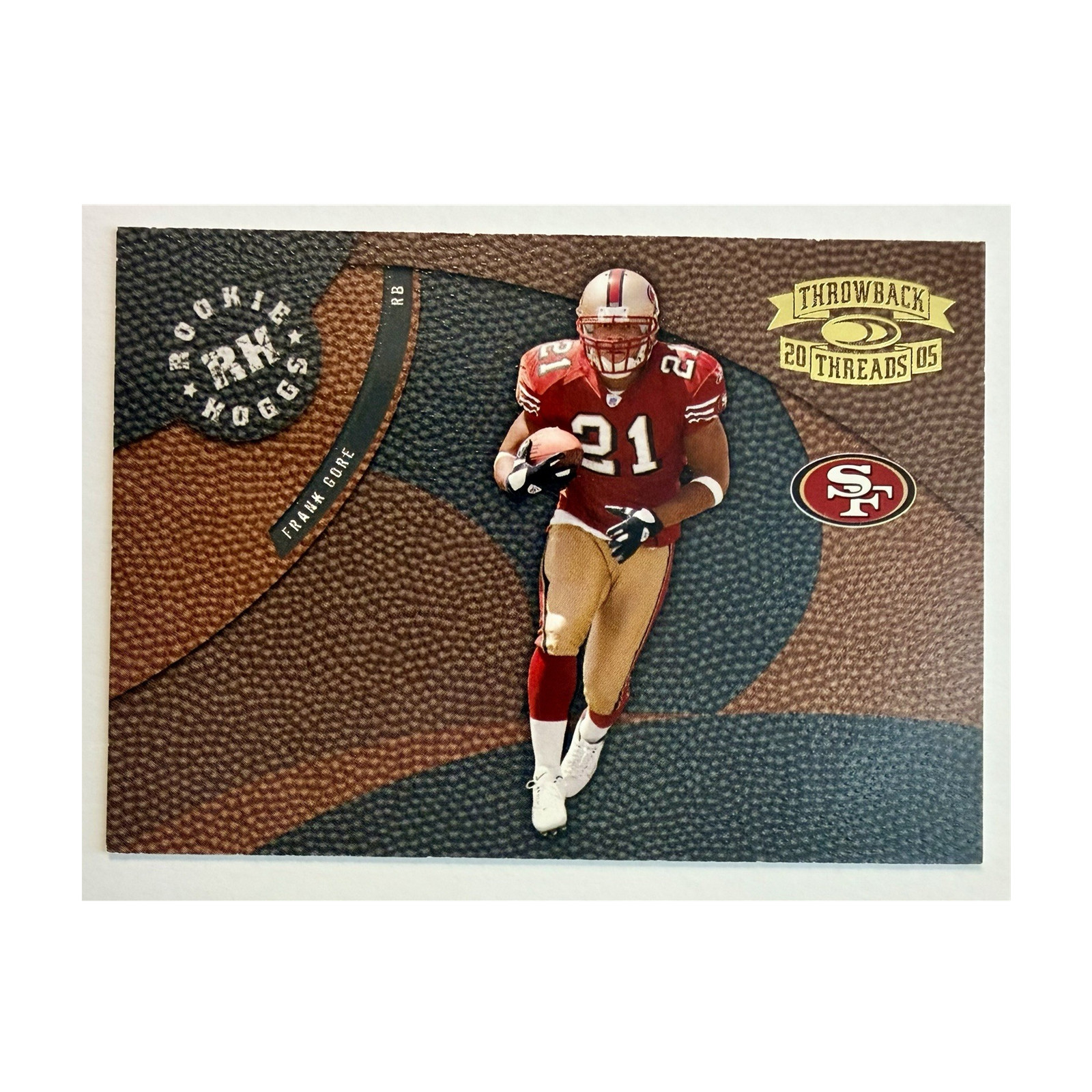 Frank Gore Donruss Throwback Threads Rookie Hoggs #RH26 Base