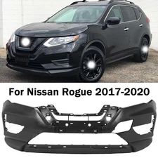 Primed Front Bumper Cover Kit Fits For Nissan Rogue 2017-2020 New NI1000316