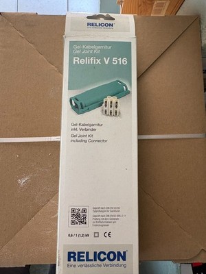 RELICON RELIFIX V 516 Gelmuffe mit Klemmenblock 5x16mm² Brandneu !