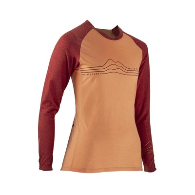 Leatt MTB Shirt AllMtn 3 Damen Peach
