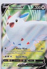 Togekiss V (Full Art) Holo Ultra Rare SWSH04: Vivid Voltage 178/185 NM on eBay