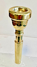 GETZEN TRUMPET MOUTHPIECE, 5C, GOLD PLATED