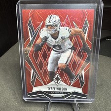 2025 Panini Phoenix #104 Tyree Wilson Red Laser /199 Raiders
