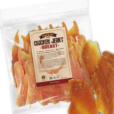 Chicken Breast Jerky Dog Treats 1 lb, All Natural, Grain-Free, High-Protein