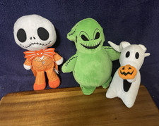 Disney Nightmare Before Christmas Mini Plush Set 3 Jack Oogie Boogie Zero Doll