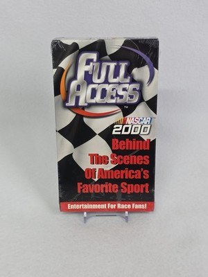     Full Access Nascar 2000 VHS Behind The Scenes Brand New Sealed Volume 1