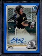 Grant Little 2020 Bowman Chrome Sapphire #BSPA-GL Auto