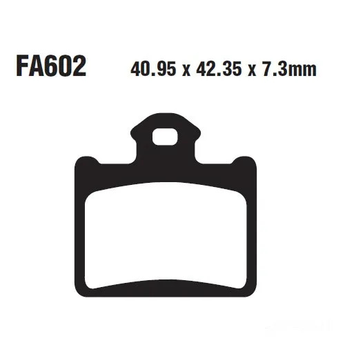 Bremsbelag BremsbeläGe EBC FA602R Hinten FüR KTM Freeride 350 4T Bj. 2012-2017-image