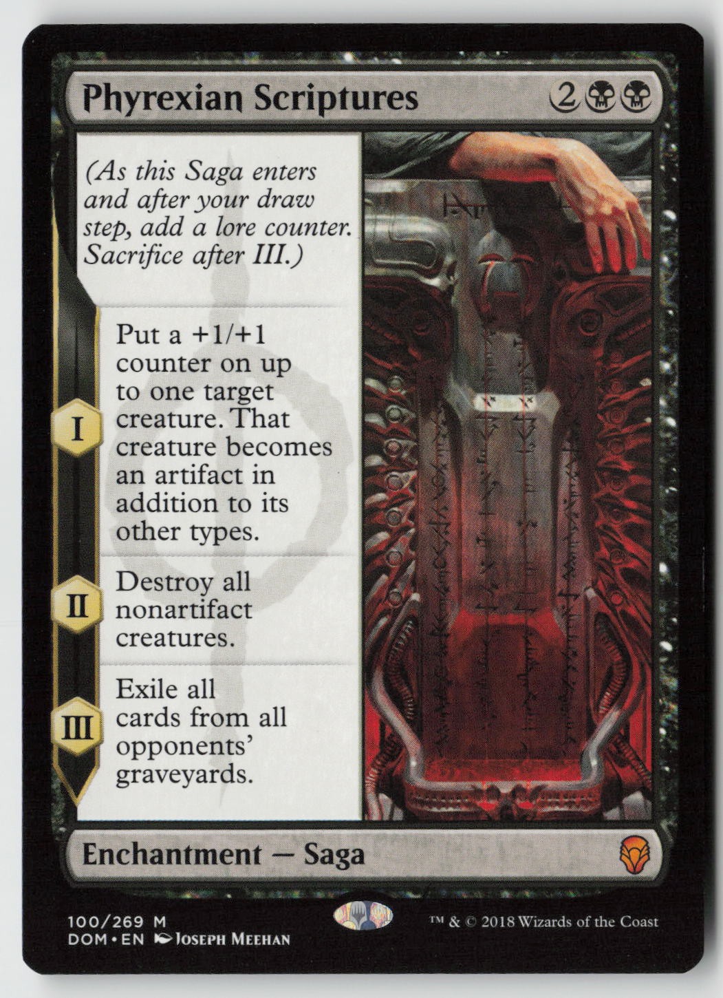 Phyrexian Scriptures 100 Dominaria NM