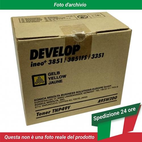 TN-P49Y Develop INEO + 3351 toner Giallo