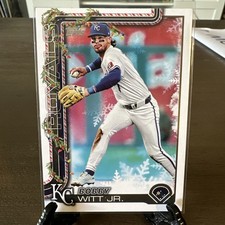 2025 Topps Holiday - Bobby Witt Jr. - KC Royals Christmas🎄base