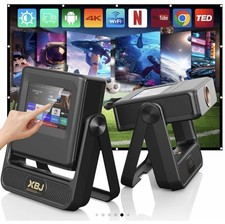 XBJ A5 PRO Touchscreen 4K Smart Projector Dual Screen Native 1080p WiFi