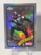 NICK FURY #193 2025 Topps Chrome Marvel SILVER Refractor