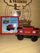 SODOR LINE CABOOSE  THOMAS FRIENDS TRAIN WOODEN RAILWAY DEALER RESTOCK CARD  94