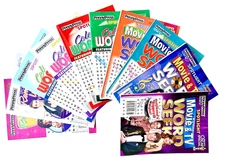 NEW Lot 10 Penny Press Spotlight Word Seek Search Celebrity Movie Puzzle Books