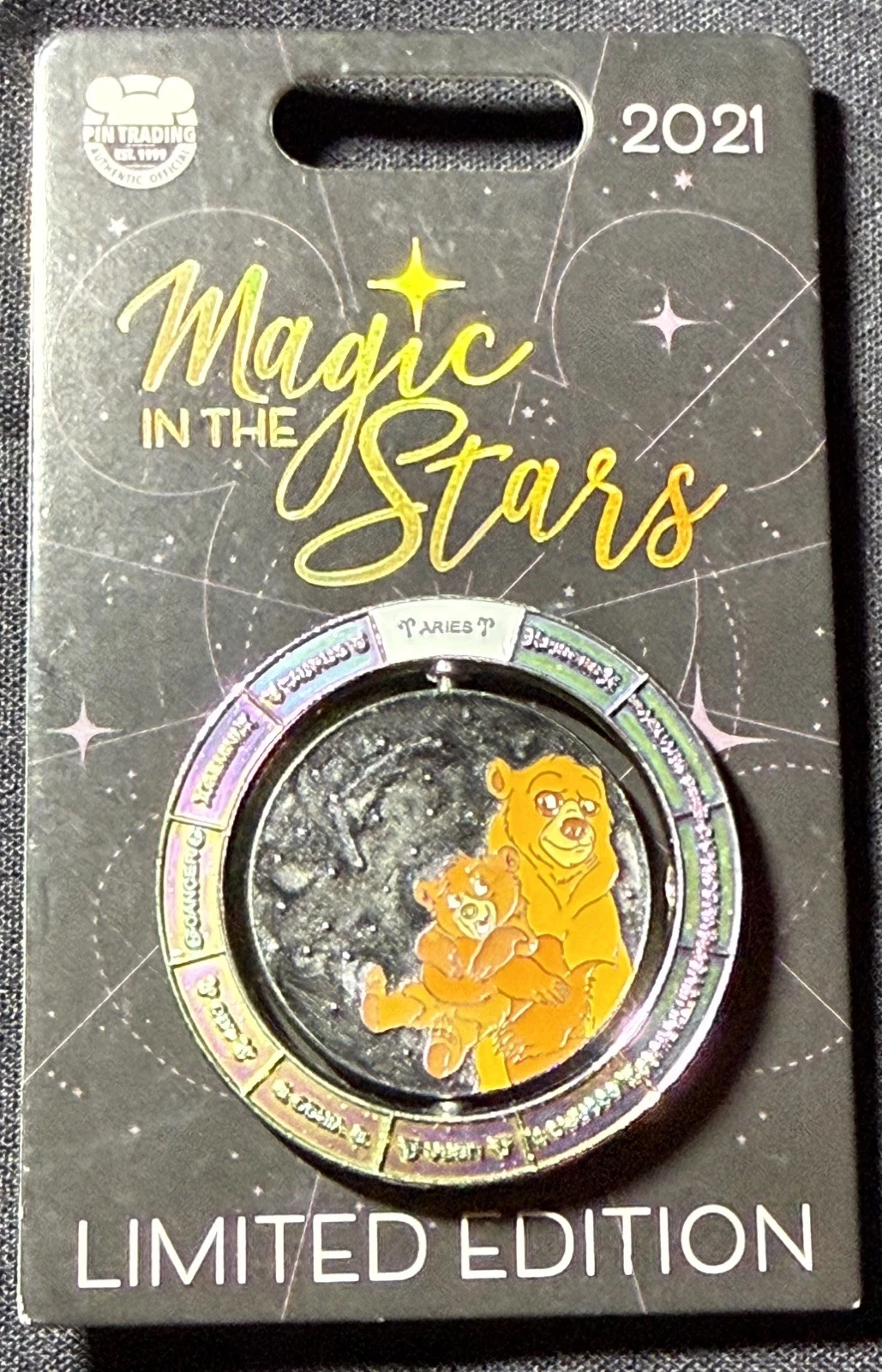 Disney Magic in the Stars Brother Bear Kenai Koda Aries Pin LE 4000 Zodiac 2021