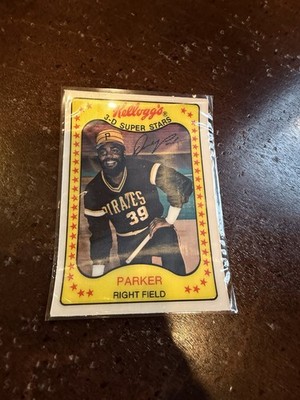 1981 Kellogg's 3-D Super Stars - Dave Parker #13