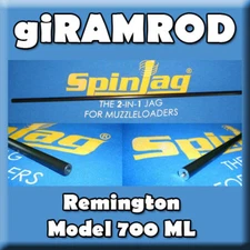 giRAMROD 20 7/8" - Remington 700 ML - Muzzleloader Blackpowder ramrod (9mm Dia)