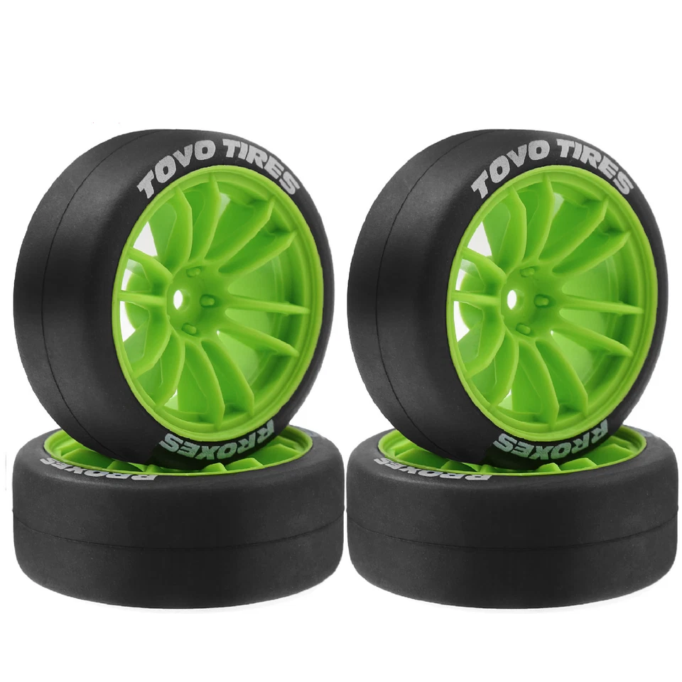 Reifen für 1/10 Tamiya TT01 Sakura HPI Yokomo RC Drift Rally Auto - Bild 2 von 4