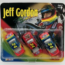 Action JEFF GORDON #24 1997 Dupont NASCAR 1/64 Diecast 3 Stock Car Collectibles