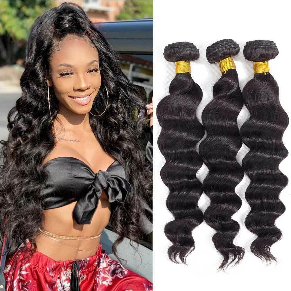 10A Human Hair Bundles Remy Virgin Hair Extensions Straight / Body / Water Curly - Image 4 of 4
