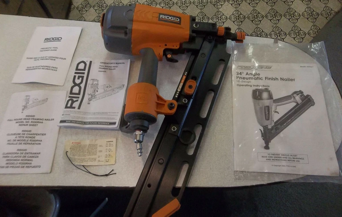 Ridgid framing nailer on sale r350rha