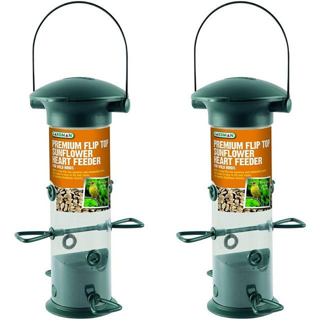 Gardman A01544 Premium Flip Top Sunflower Hearts Feeder For Sale
