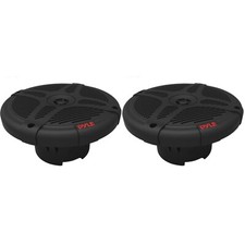 Pyle 6.5" Dual Marine Waterproof Bluetooth 2-Way 600W Speakers Pair, Black 