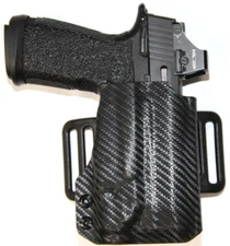 REVKEL OWB  2 Slot Belt Slide holster for pistols with Streamlight TLR7 SUB